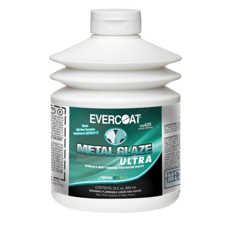 Evercoat Metal Glaze Ultra Polyester Putty for Fiberglass, Aluminum, Steel and More - 30 Fl Oz - Image 2